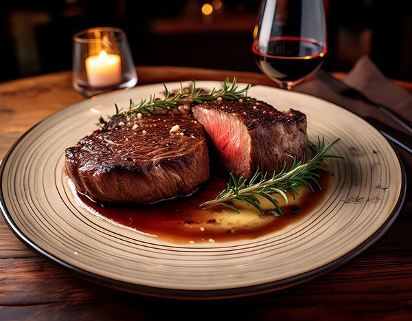 signature butter-sizzling steaks