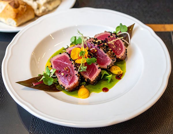 seared ahi tuna appetizer