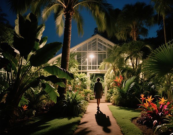 Allan Gardens Palm House at Night