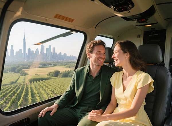 Luxury Vineyard Landing